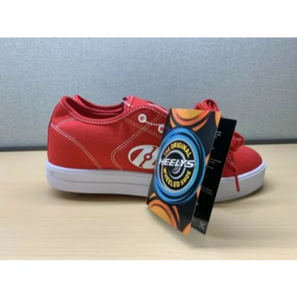 Heelys Shoes Sz Heelys Red Pro Canvas Skate Shoes Hes0456